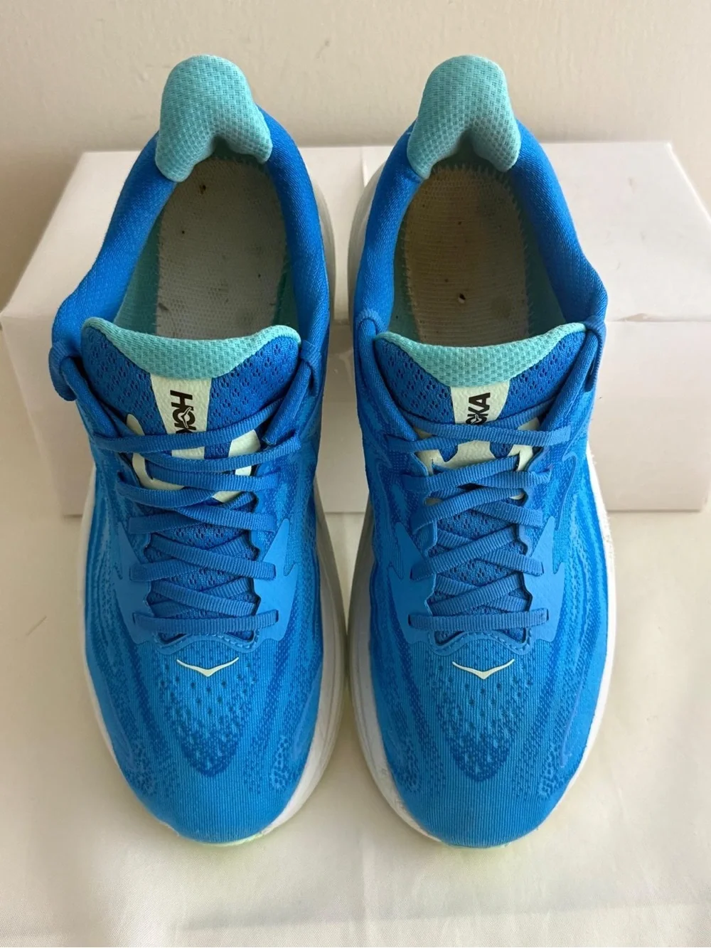 HOKA Clifton 10 Wide Skyward Blue - Men’s 11 2E Athletic NO INSOLES